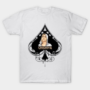 CHISHIYA- alice in borderland spades sticker T-Shirt